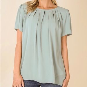 Pleated Blouse